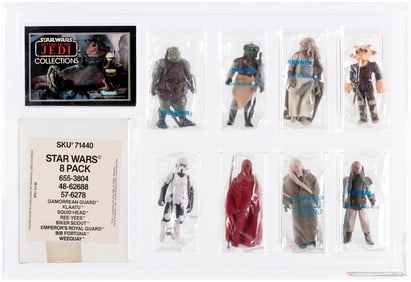 STAR WARS: RETURN OF THE JEDI (1983) - DEPARTMENT STORE "STAR WARS 8 PACK" MAILER AFA 85 NM+.