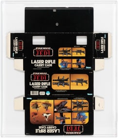 STAR WARS: RETURN OF THE JEDI (1984) - LASER RIFLE CARRY CASE BOX FLAT AFA 80 NM.
