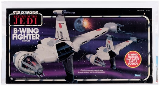 STAR WARS: RETURN OF THE JEDI (1984) - B-WING FIGHTER AFA 85 NM+ (NONE HIGHER IN POP).