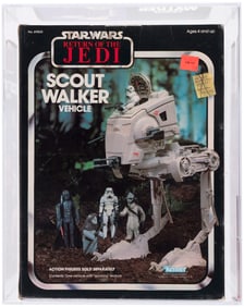 STAR WARS: RETURN OF THE JEDI (1983) - SCOUT WALKER AFA 75+ EX+/NM.
