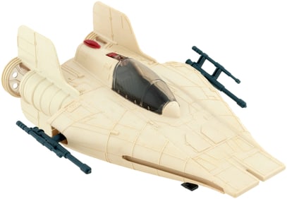 STAR WARS: DROIDS (1985) - A-WING FIGHTER UNPAINTED FIRST SHOT VEHICLE.