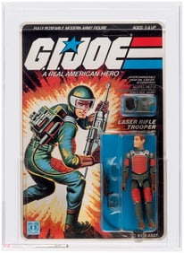 G.I. JOE (1982) - FLASH SERIES 1/9 BACK AFA 85 NM+ (STRAIGHT ARM).