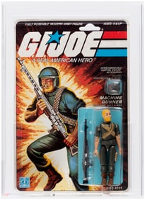 G.I. JOE (1982) - ROCK 'N ROLL SERIES 1/9 BACK AFA 75 EX+/NM (STRAIGHT ARM).