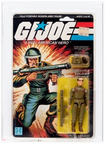G.I. JOE (1982) - ZAP SERIES 1/11 BACK AFA 75+ EX+/NM (STRAIGHT ARM).