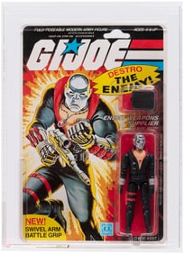 G.I. JOE (1983) - DESTRO SERIES 2/20 BACK AFA 85+ NM+.