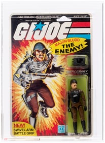G.I. JOE (1983) - MAJOR BLUDD SERIES 2/20 BACK AFA 80 NM.