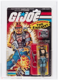 G.I. JOE (1985) - DREADNOK TORCH SERIES 4/34 BACK AFA 85 NM+ (NONE HIGHER IN POP).