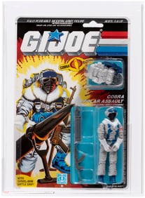G.I. JOE (1986) - SNOW SERPENT SERIES 4/36 BACK AFA 80+ NM.