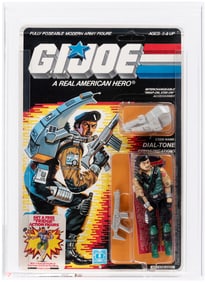 G.I. JOE (1987) - DIAL-TONE (FRIDGE OFFER) SERIES 5/34 BACK AFA 85 NM+.