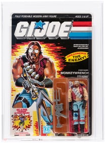 G.I. JOE (1987) - MONKEYWRENCH (FRIDGE OFFER) SERIES 5/34 BACK AFA 85 NM+ (NONE HIGHER IN POP).