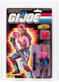 G.I. JOE (1986) - ZARANA SERIES 5/36 BACK AFA 80+ NM.