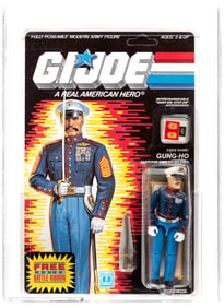 G.I. JOE (1987) - GUNG-HO (V2, MARINE DRESS BLUES) SERIES 6/34 BACK AFA 85 NM+.