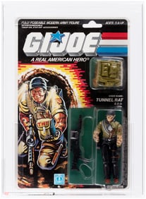 G.I. JOE (1987) - TUNNEL RAT SERIES 6/34 BACK AFA 85 NM+.