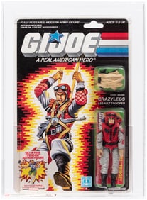 G.I. JOE (1987) - CRAZYLEGS (FRIDGE OFFER) SERIES 6/34 BACK AFA 85 NM+ (NONE HIGHER IN POP).