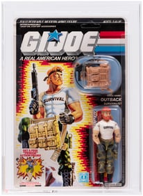 G.I. JOE (1987) - OUTBACK (FRIDGE OFFER) SERIES 6/34 BACK AFA 85+ NM+ (SINGLE HIGHEST GRADED).