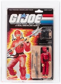 G.I. JOE (1988) - JINX SERIES 6/34 BACK AFA 85 NM+ (NONE HIGHER IN POP).