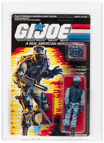 G.I. JOE (1988) - SHOCKWAVE SERIES 7/34 BACK AFA 85 NM+ (NONE HIGHER IN POP).