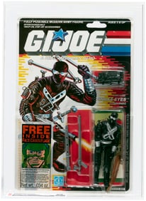 G.I. JOE (1989) - SNAKE EYES (V3) SERIES 8/34 BACK CAS 85.