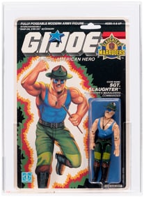 G.I. JOE (1989) - SGT. SLAUGHTER (V4, SLAUGHTER'S MARAUDERS) AFA 90 NM+/MINT.