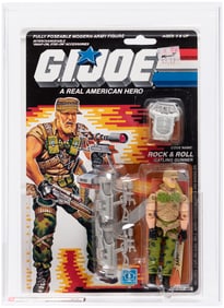 G.I. JOE (1989) - ROCK & ROLL (V2) SERIES 8/34 BACK AFA 90 NM+/MINT (NONE HIGHER IN POP).