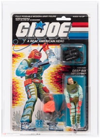 G.I. JOE (1989) - DEEP SIX (V2) SERIES 8/34 BACK AFA 85 NM+.