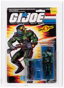 G.I. JOE (1989) - NIGHT-VIPER SERIES 8/34 BACK CAS 85.