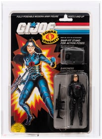 FUNSKOOL G.I. JOE (1988) - BARONESS 11 BACK AFA 60 EX (INDIA).