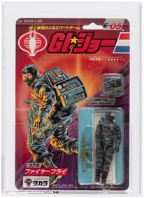 TAKARA G.I. JOE (1986) - FIREFLY JAPANESE RELEASE AFA 85 NM+.