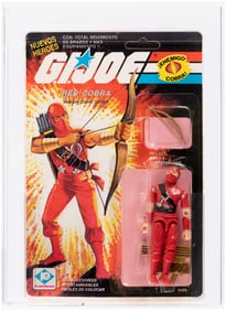 PLASTIRAMA G.I. JOE (1989) - SATAN SERIES 3 AFA 75+ EX+/NM (ARGENTINA).