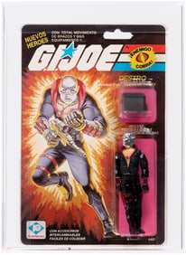 PLASTIRAMA G.I. JOE (1990) - DESTRO SERIES 4 AFA 80+ NM (ARGENTINA).