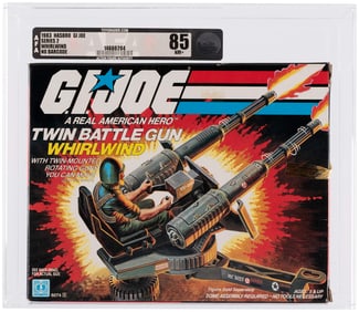 G.I. JOE (1983) - TWIN BATTLE GUN (WHIRLWIND) SERIES 2 AFA 85 NM+ (FIRST RELEASE, NO BARCODE
