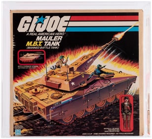 G.I. JOE (1985) - MAULER M.B.T. TANK SERIES 4 VEHICLE AFA 80 NM.