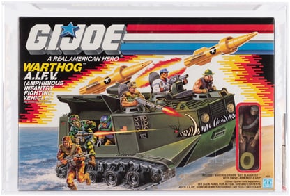 G.I. JOE (1988) - WARTHOG SERIES 7 VEHICLE AFA 85 NM+ (NONE HIGHER IN POP).