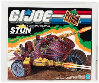 G.I. JOE (1989) - STUN (PYTHON PATROL) SERIES 8 VEHICLE AFA 85 NM+.