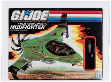 G.I. JOE (1989) - MUDFIGHTER SERIES 8 VEHICLE AFA 80 NM.