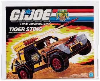 G.I. JOE (1989) - TIGER STING (TIGER FORCE) SERIES 8 VEHICLE AFA 75+ EX+/NM.