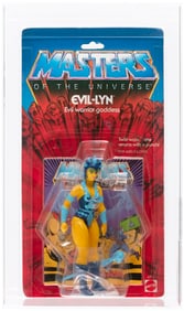MASTERS OF THE UNIVERSE (1983) - EVIL-LYN SERIES 2/12 BACK AFA 75+ EX+/NM (CLEAR BLISTER).