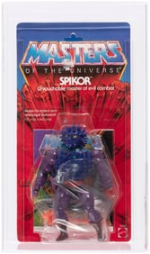 MASTERS OF THE UNIVERSE (1985) - SPIKOR SERIES 4/12 BACK AFA 80 NM (CLEAR BLISTER).