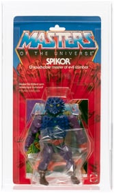 MASTERS OF THE UNIVERSE (1985) - SPIKOR SERIES 4/12 BACK AFA 80 NM (CLEAR BLISTER).