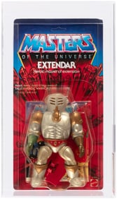 MASTERS OF THE UNIVERSE (1986) - EXTENDAR SERIES 5/10 BACK AFA 85 NM+ (NONE HIGHER IN POP).