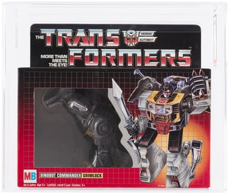 TRANSFORMERS (1984) SERIES 2 DINOBOT - GRIMLOCK AFA 80 NM (MILTON BRADLEY EUROPEAN RELEASE, NONE