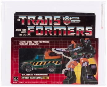 TRANSFORMERS (1985) SERIES 2 CAR - HOIST AFA 80 NM.