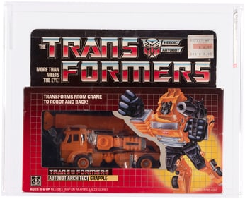 TRANSFORMERS (1985) SERIES 2 CAR - GRAPPLE AFA 80 NM.