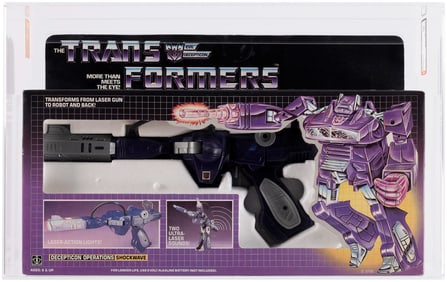 TRANSFORMERS (1985) SERIES 2 - SHOCKWAVE AFA 60 EX.