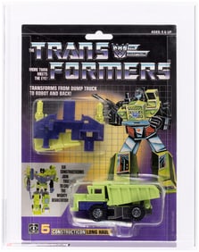 TRANSFORMERS (1985) SERIES 2 CONSTRUCTICON - LONG HAUL AFA 75 EX+/NM.
