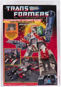TRANSFORMERS (1987) SERIES 4 HEADMASTER - FORTRESS MAXIMUS AFA 75 Q-EX+/NM.