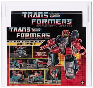 TRANSFORMERS (1987) SERIES 4 SIXCHANGER - QUICKSWITCH AFA 80 Q-NM.