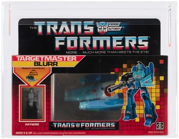 TRANSFORMERS (1987) SERIES 4 TARGETMASTER - BLURR AFA 70 EX+.