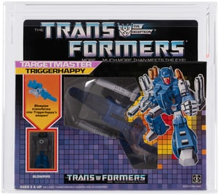 TRANSFORMERS (1987) SERIES 4 TARGETMASTER - TRIGGERHAPPY AFA 75 EX+/NM.