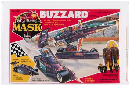 M.A.S.K. (1987) - BUZZARD SERIES 3 AFA UNCIRCULATED U85+ NM+.